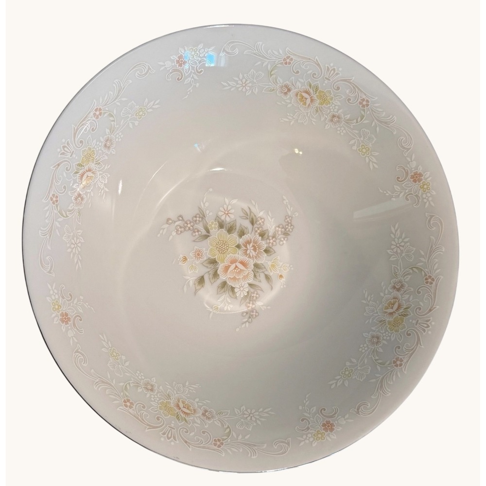 Vintage International Porcelain Promise Pattern Serving Bowl 9"